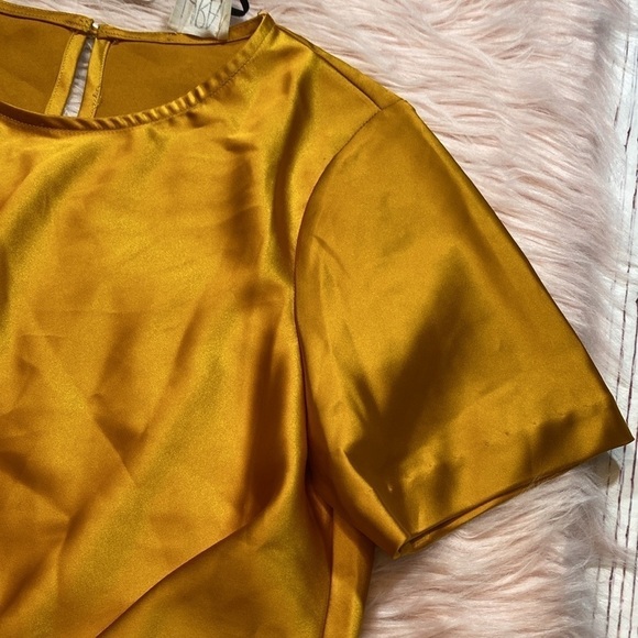 NWT DRA Los Angeles Mia Knot Top Golden Honey - Picture 7 of 14